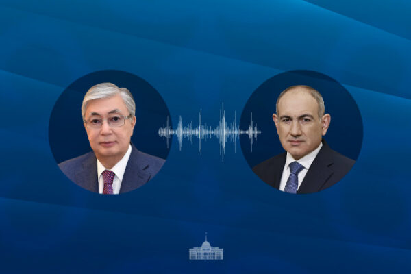 Мемлекет басшысы Армения Премьер-министрімен телефон арқылы сөйлесті