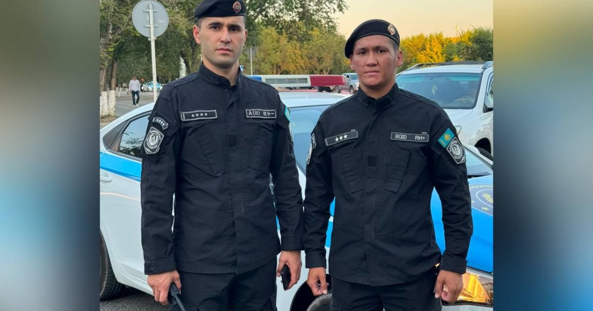 Атыраудағы супермаркетте полицейлер ер адамның өмірін сақтап қалды