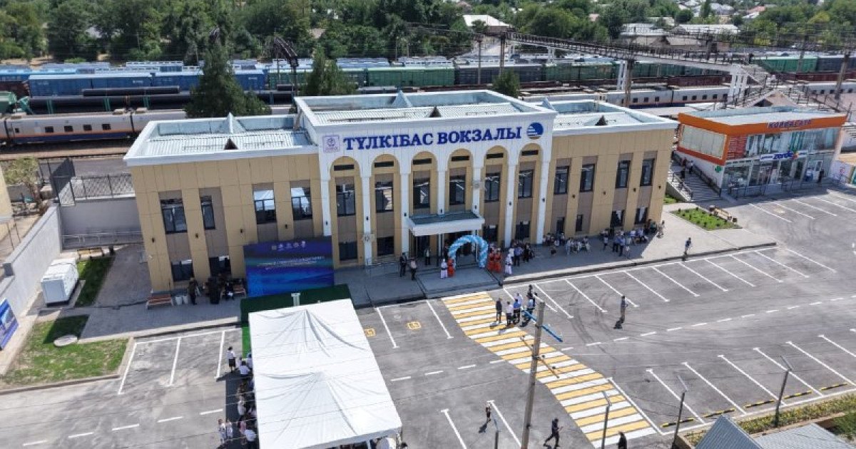 Түркістан облысындағы «Түлкібас» вокзалы жаңғыртылды