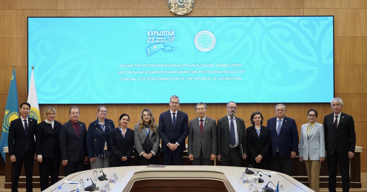 ОСК төрағасы ЕҚЫҰ ДИАҚБ миссиясымен қорытынды кездесу өткізді