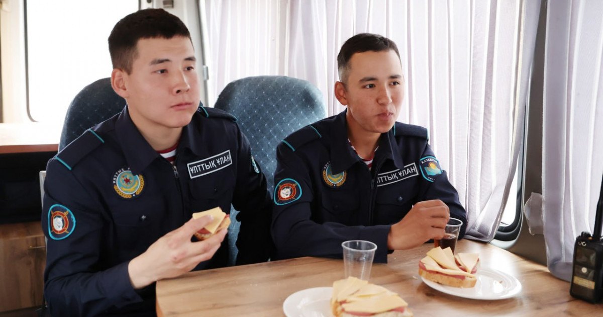 Ұлттық ұлан бөлімінде IVECO шағын автобусынан жылжымалы асхана жасалды